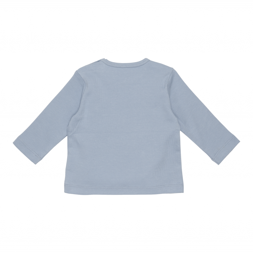 T-shirt Long sleeves – Seagulls – blue – back