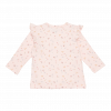 T-shirt Long sleeves ruffles – Little Pink Flowers – back