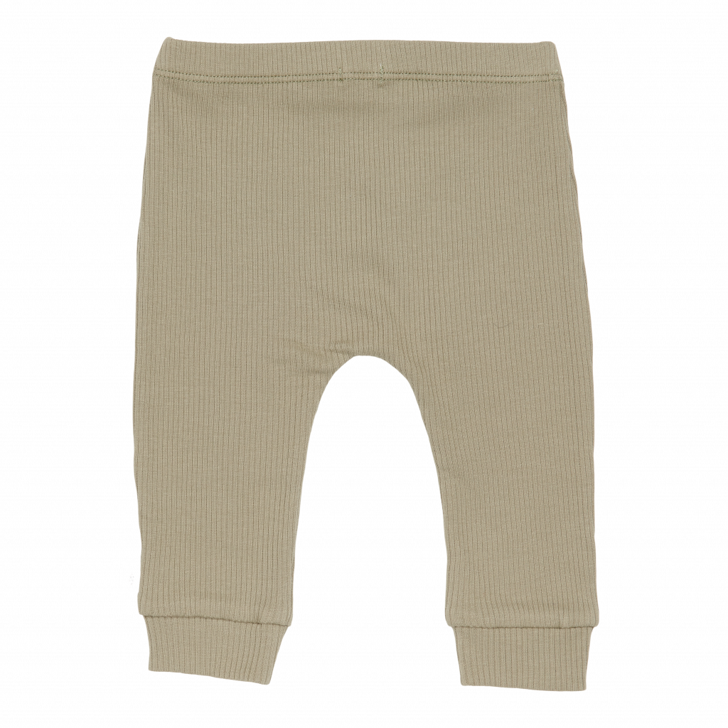 Trousers – olive – back