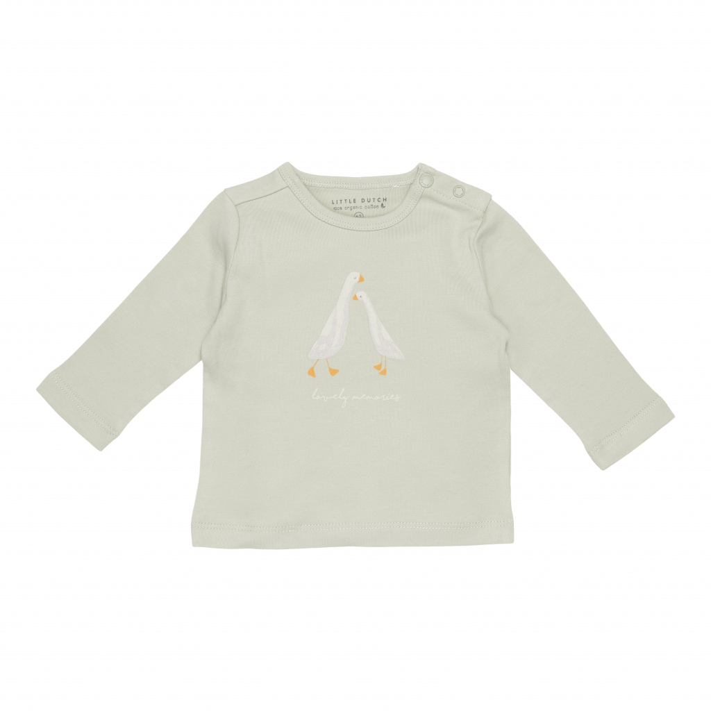 T-shirt Long sleeves – Goose – olive