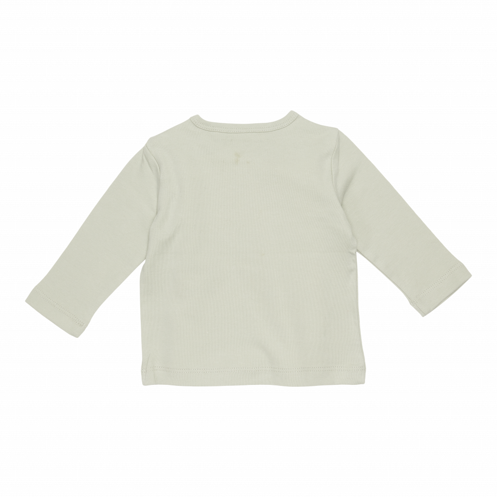 T-shirt Long sleeves – Goose – olive – back