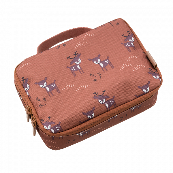 Koel-lunchtasje Deer amber brown Fresk