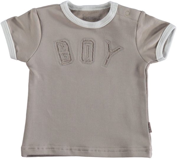 T-Shirt Boy Taupe B.E.S.S.