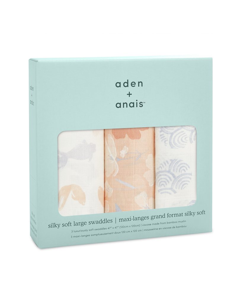 Bamboo Swaddle 3 pack Koi Pond Villa Uk