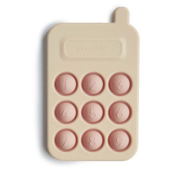 Mushie Press Toy Phone – Blush Mushie