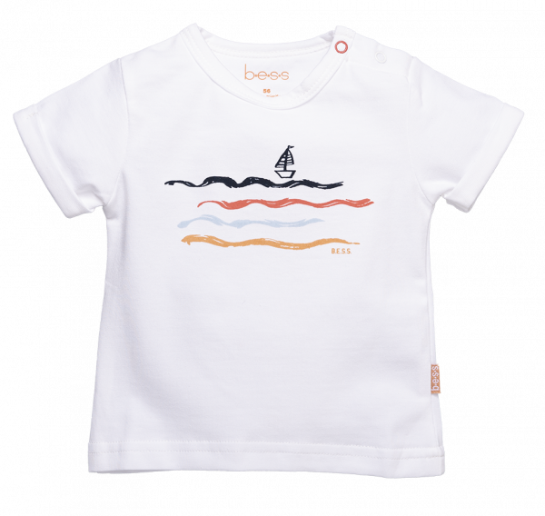 T-Shirt White Sailing B.E.S.S.