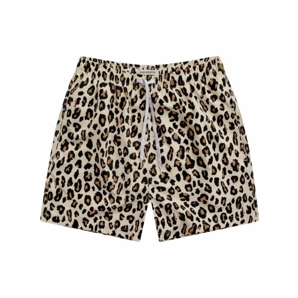 Swimshort Men | Leopard Tan Your Wishes