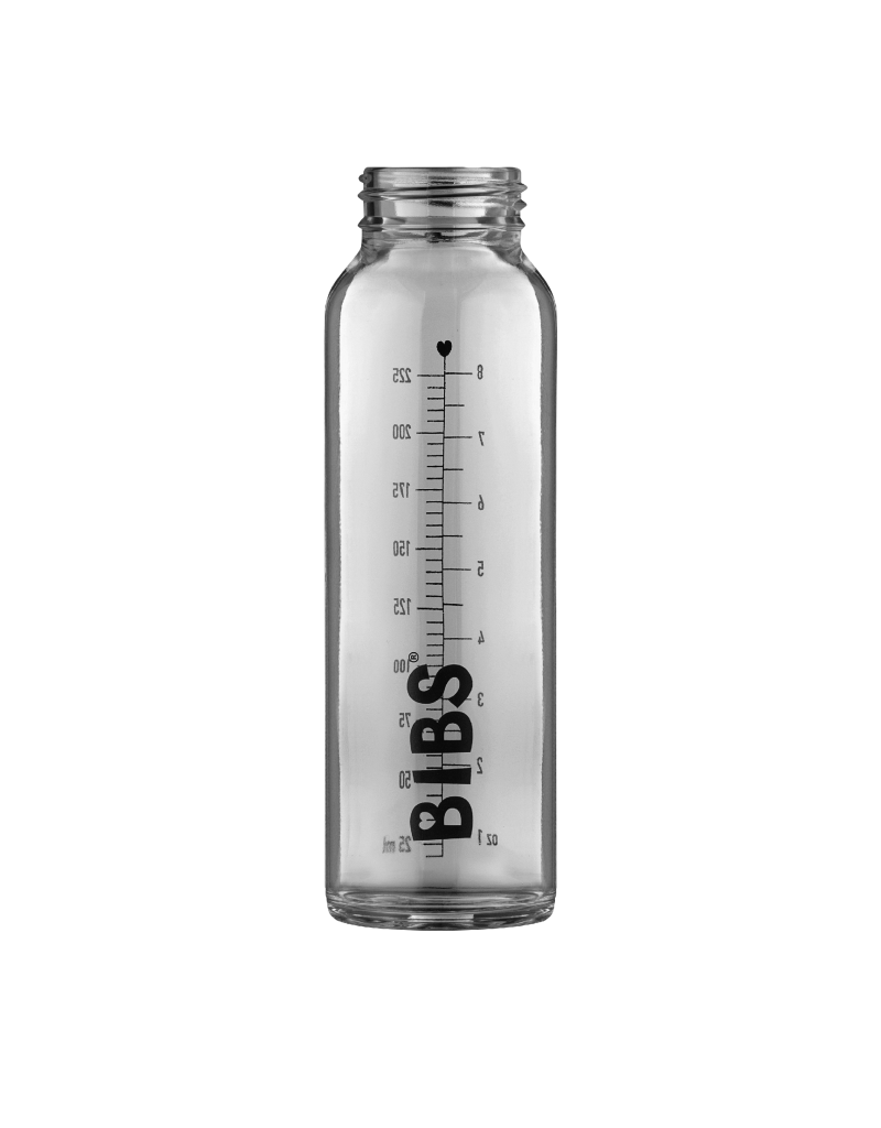 BIBS Baby Glass Bottle Complete Set Latex 225ml Sage Villa Uk