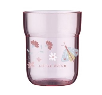 Kinderglas Mio 250 ml Little Dutch – Flowers & Butterflies Mepal