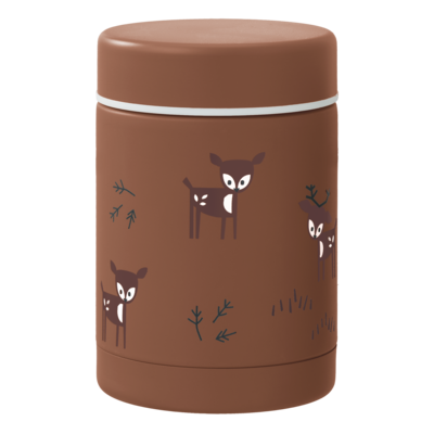 Thermos Food Jar 300ml – Deer amber brown Fresk