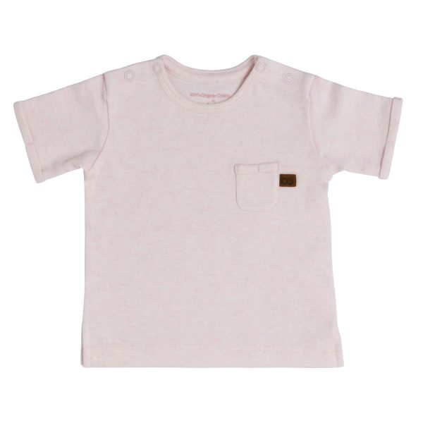 T-shirt korte mouw Melange classic pink Baby's Only
