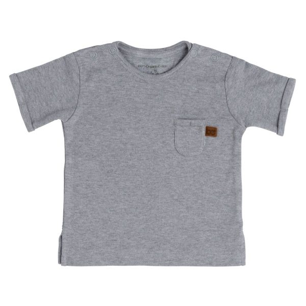 T-shirt korte mouw Melange grijs Baby's Only