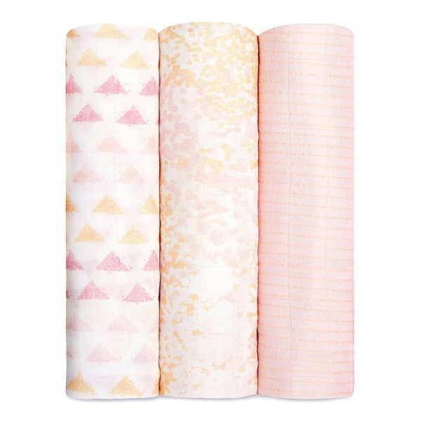 Bamboo Swaddle 3 pack primerose birch Aden + Anais