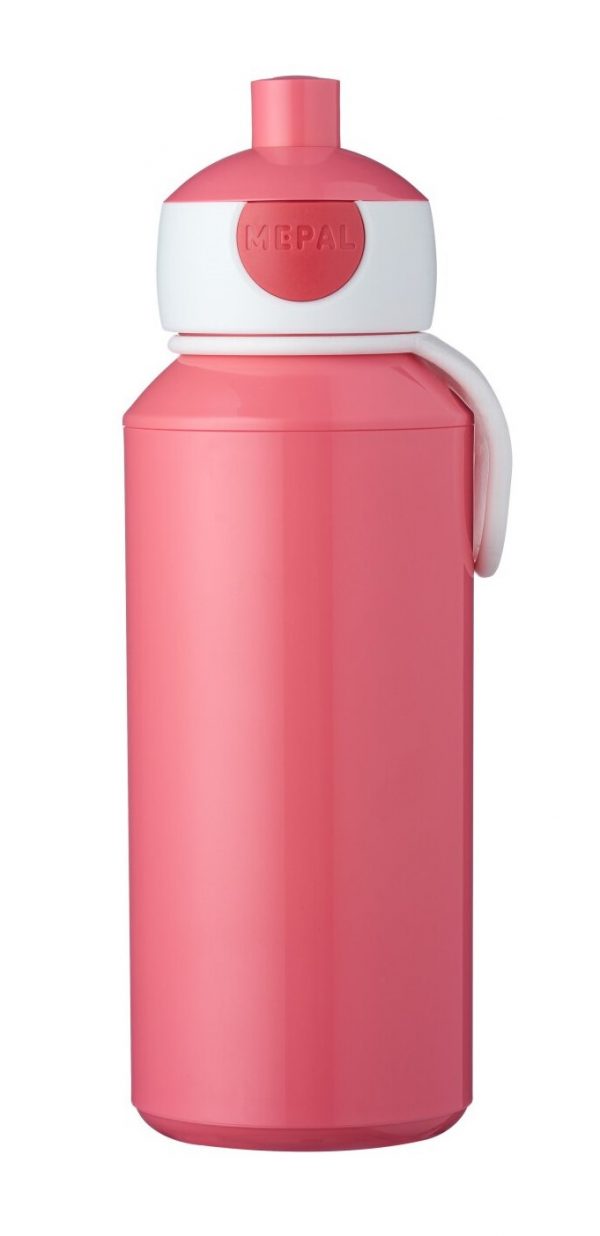 Drinkfles pop-up Campus 400 ml Pink Little Dutch
