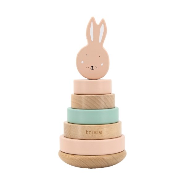 Houten Stapeltoren – Mrs. Rabbit Trixie
