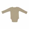 Bodysuit wrap long sleeves Rib Olive-JPEG (3)