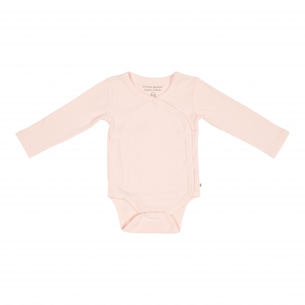 Bodysuit wrap long sleeves Rib Pink-JPEG (3)