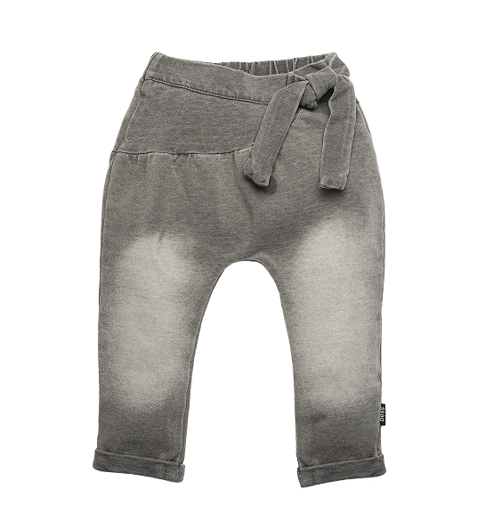 Broekje jogdenim met strik B.E.S.S.