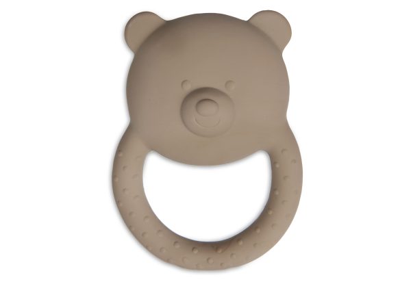 Bijtring Rubber Teddy Bear – Biscuit Jollein