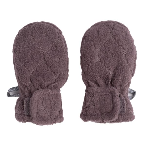 Babywantjes Fleece Folklore mauve Lodger