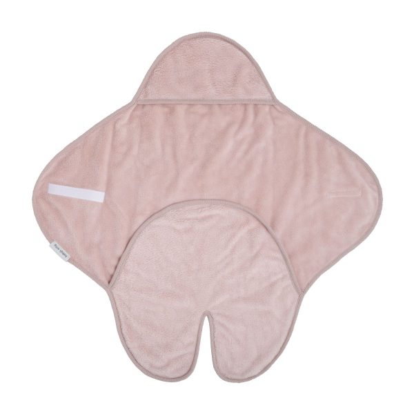 Wikkeldeken met voetjes Cozy Oud roze Baby's Only