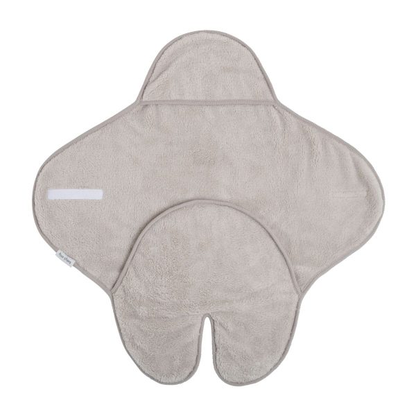 Wikkeldeken met voetjes Cozy Urban taupe Baby's Only