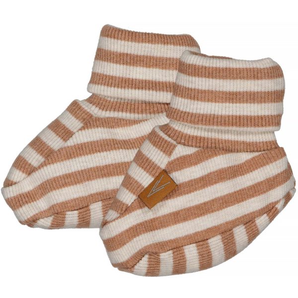 Slofjes Evita (aop brown mocha stripe) LEVV