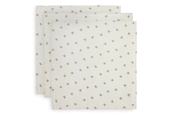 Hydrofiele Doek Small 70x70cm Rosehip – 3 Stuks Jollein