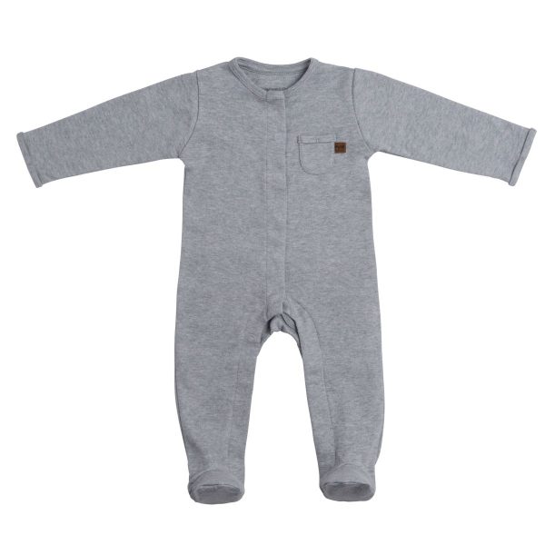 Boxpakje met voetjes grey melange Baby's Only