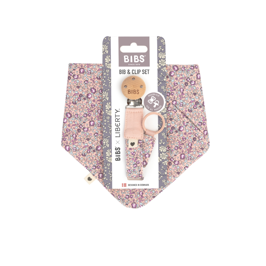 Bibs x Liberty speenkoord Eloise Blush Villa Uk