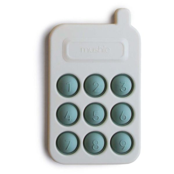 Mushie Press Toy Phone – Cambridge Blue Mushie