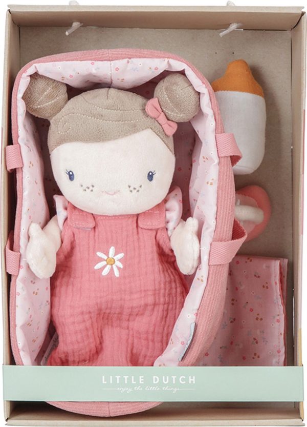 Babypop knuffelpop Rosa Little Dutch