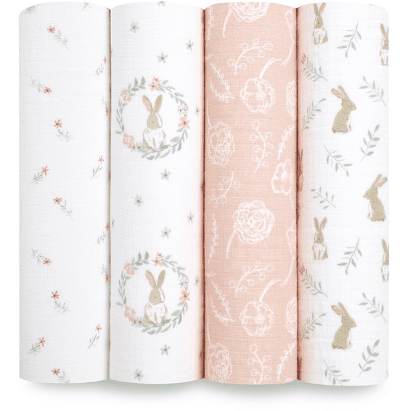 Swaddle 4-pack Blushing bunnies Aden + Anais