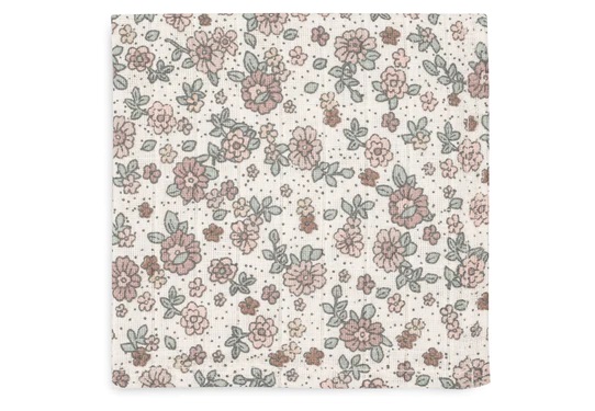 Hydrofiel monddoekje Retro Flowers (3pack) Jollein