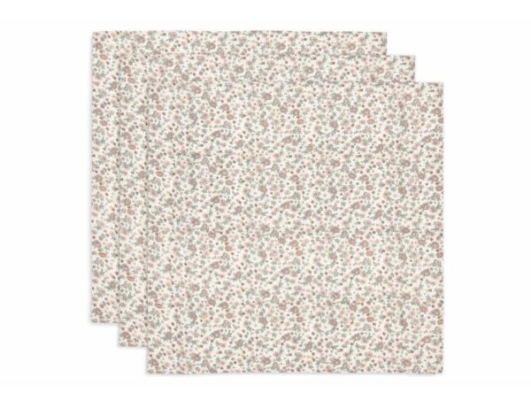 Hydrofiel multidoek small 70x70cm Retro Flowers 3pack Jollein