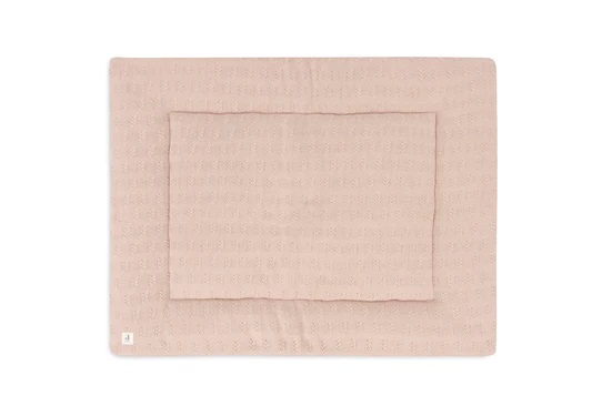 Boxkleed 95x75cm Grain Knit-Wild Rose Jollein