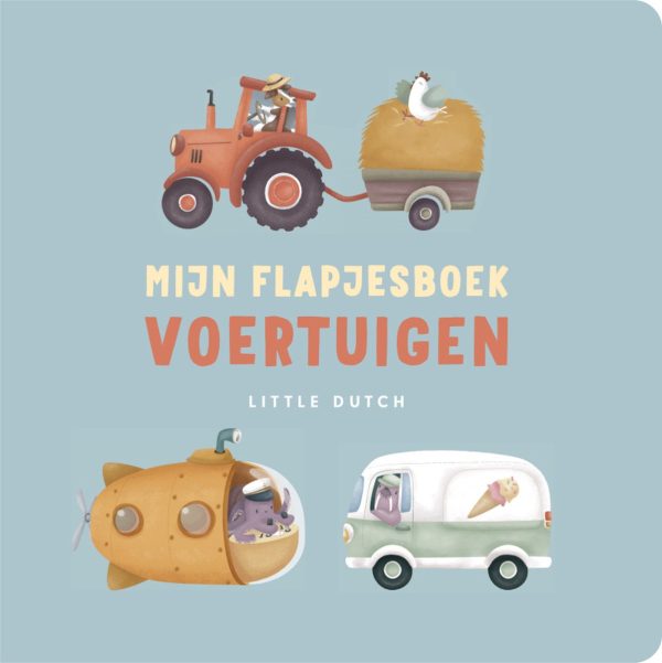 Mijn flapjesboek – Voertuigen Little Dutch
