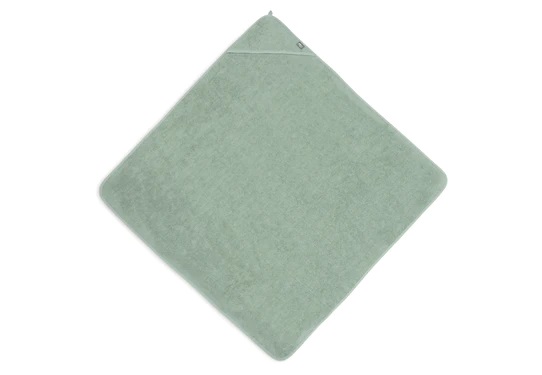 Badcape Badstof 100x100cm – Ash Green Jollein