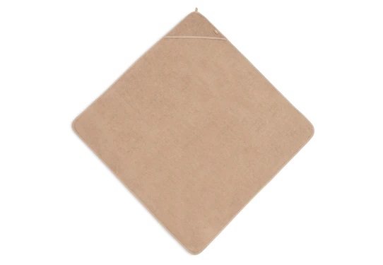 Badcape Badstof 100x100cm – Biscuit Jollein