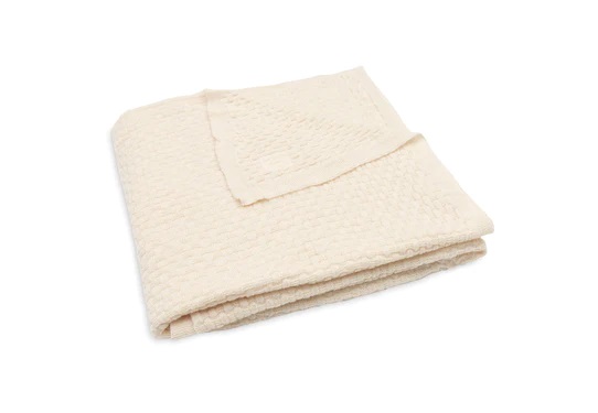 Deken Weave Knit Merino wool – Oatmeal Jollein