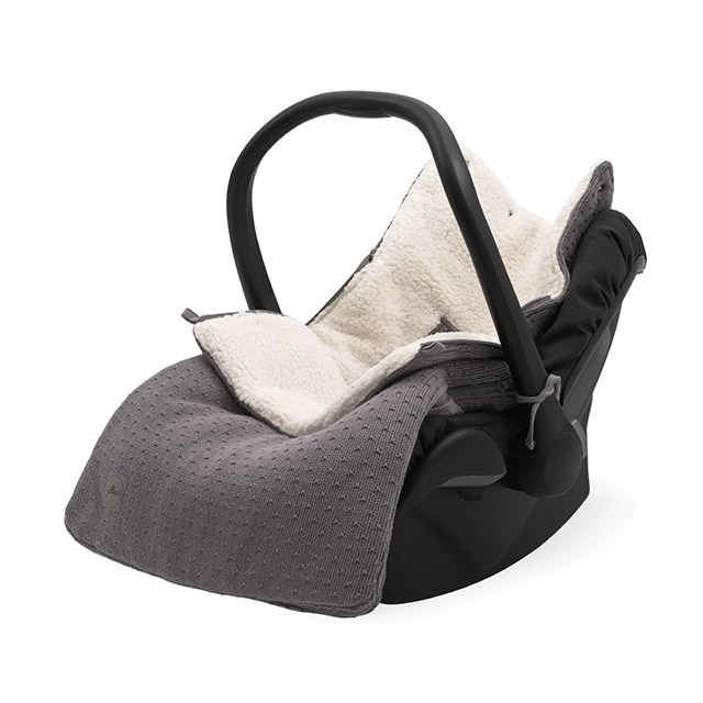 Voetenzak groep 0+ 3/5 punts Bliss knit storm grey Jollein