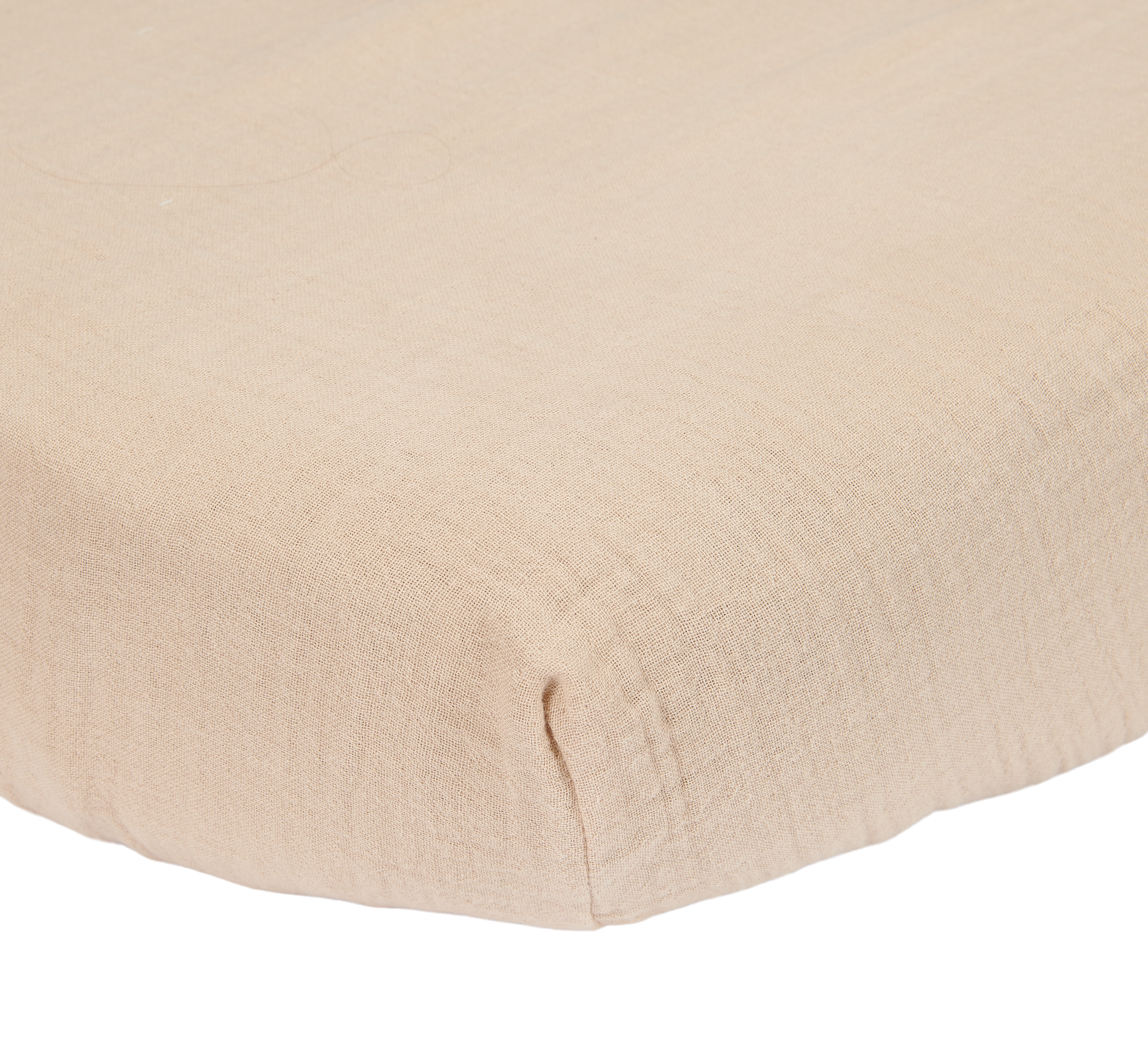 TE10723024 – Fitted sheet muslin Beige – Newborn Naturals (2)