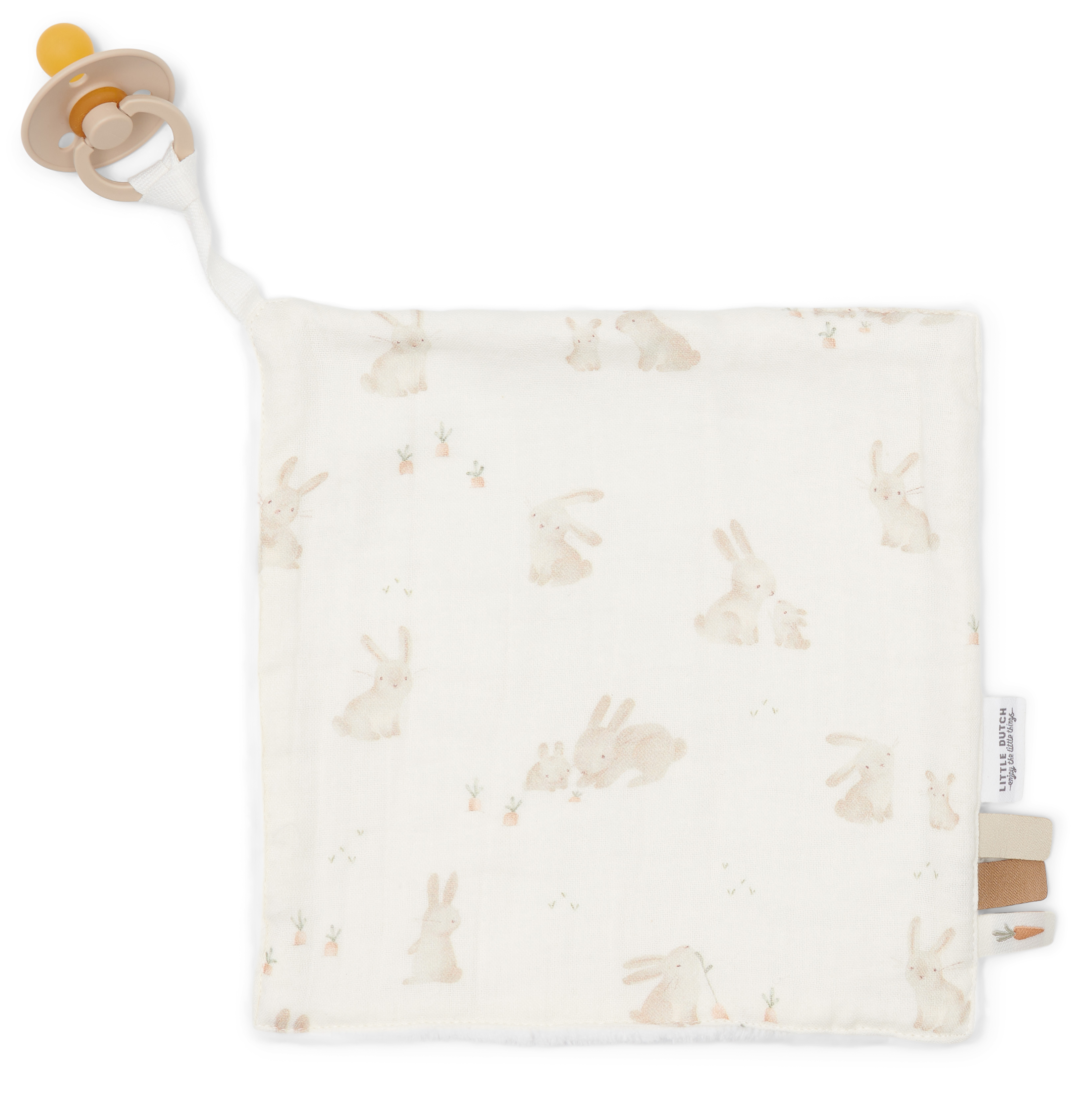 Knuffeldoek Hydrofiel Baby Bunny Little Dutch