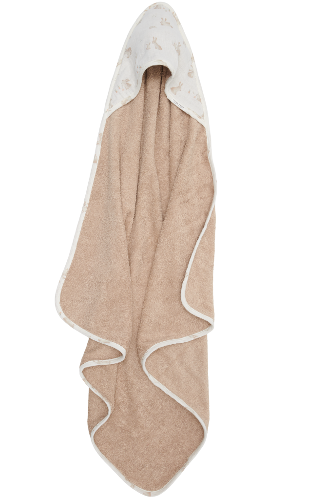 TE50603023 – Hooded towel muslin Baby Bunny – Newborn Naturals (3)