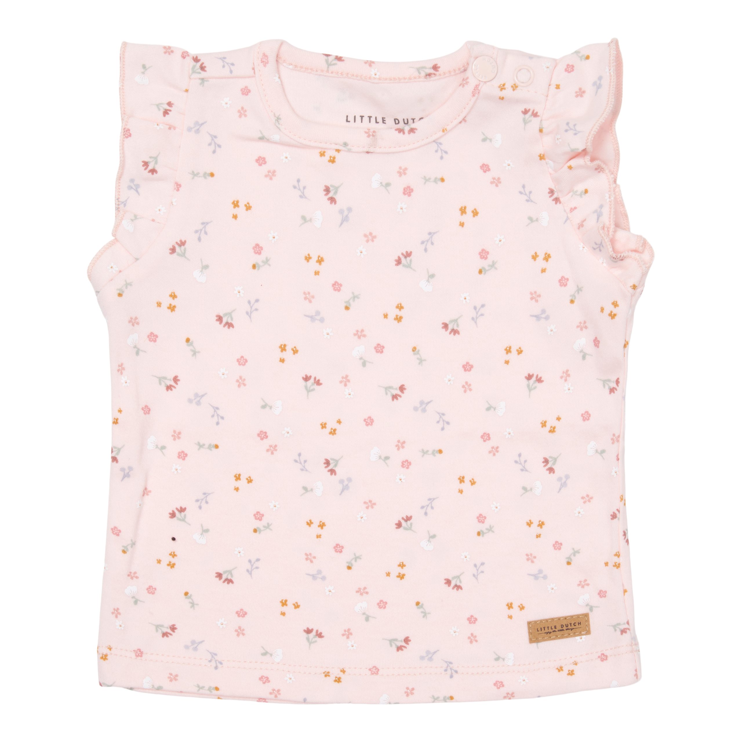 T-shirt korte mouw Little Pink Flowers Little Dutch 