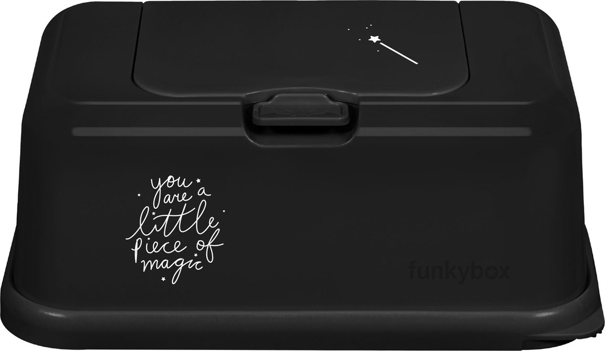 Billendoekjesbox Dark Grey-Magic Funky Box