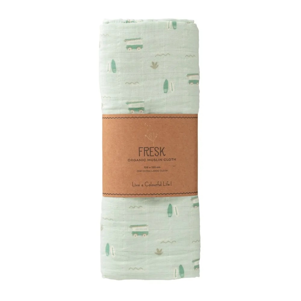 Swaddle 120 x 120 – Surf Boy Fresk