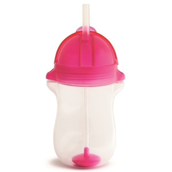Munchkin drinkbeker – Click Lock Tip & Sip Sippy Straw Cup – Anti-lek – vanaf 12 maanden – Roze Munchkin