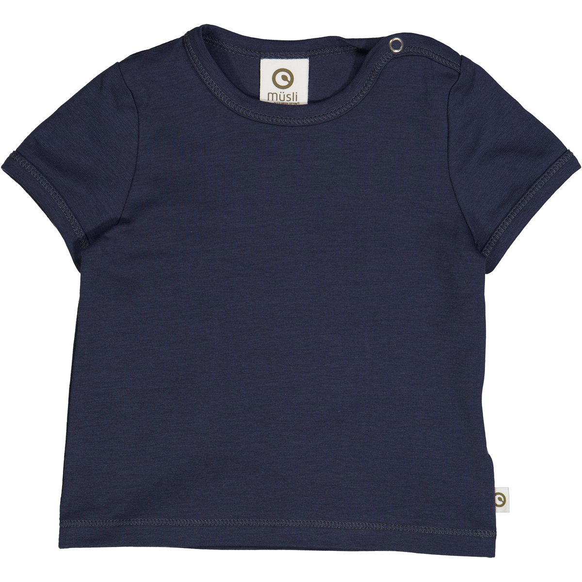 COZY ME – T-shirt – Night blue Müsli by Green Cotton
