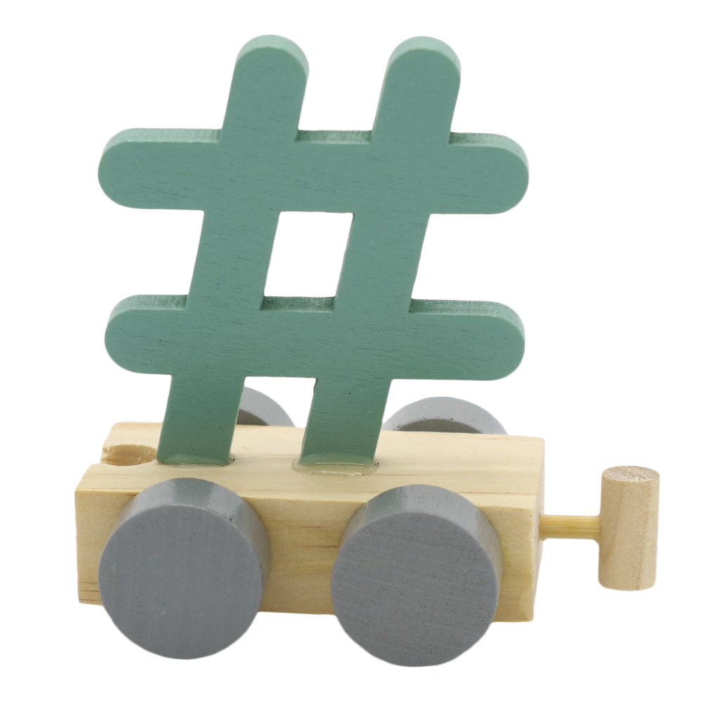 LT602 Trainletter #hashtag green